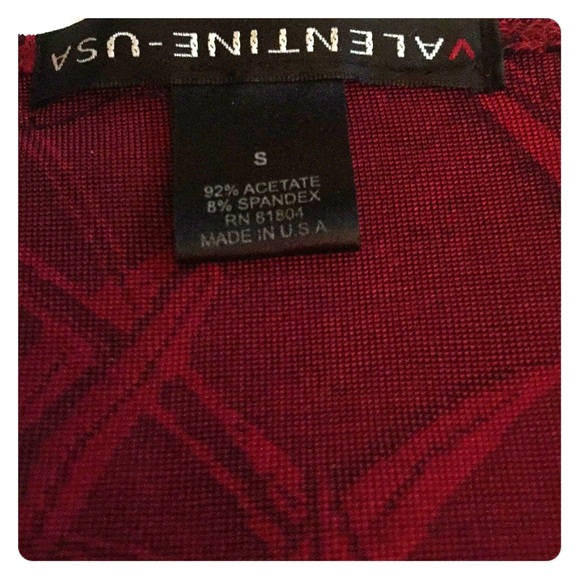 💲🔻EUC Red Wrap Top with Handkerchief Hemline - Picture 6 of 6